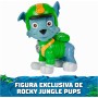 Patrulla Canina - Pack Figura Chase Jungle Pups y Vehículo Tiger Lanza Proyectiles - Patrulla Canina Juguetes - 6067758 -