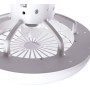 Ventilador de Techo 36W 1800Lm Iluminación LED CCT Variable Control Remoto 50.000H - Blanco [HO-LEDFAN-13-W] | Greenice