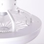 Ventilador de Techo 36W 1800Lm Iluminación LED CCT Variable Control Remoto 50.000H - Blanco [HO-LEDFAN-13-W] | Greenice