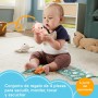 Fisher-Price Sensimals Set de regalo con mordedor conejito, peluche ajolote, polilla sonajero y paño de apego, juguetes para