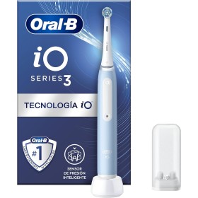 Oral-B iO 3N Cepillo de Dientes Eléctrico con Mango Recargable, 1 Cabezal, Diseñado por Braun - Azul