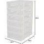 Woozoo, Ventilador de mesa silencioso, potente y portátil, 13m², Alcance 12m, Oscilación, inclinación vertical, Oficina - Woozoo