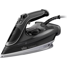 Braun Texstyle 5 SI5188BK - Plancha de Vapor (2800 W, suela FreeGlide 3 D Eloxal Plus, tecnología iCare, 50 gm/min con golpe de