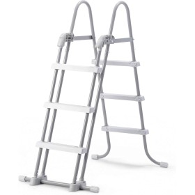 Intex 28075 - Escalera para Piscinas de Altura de 91 hasta 107 cm, Acero