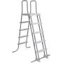 Intex 28075 - Escalera para Piscinas de Altura de 91 hasta 107 cm, Acero
