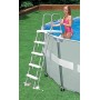 Intex 28075 - Escalera para Piscinas de Altura de 91 hasta 107 cm, Acero