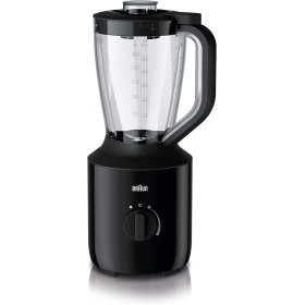 Braun JB3150BK - Batidora de vaso 800 W (capacidad 1.5 L, vaso de cristal resistente al calro, velocidad variable y pulse,