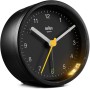 Braun Reloj Despertador analógico clásico función repetición e iluminación, Movimiento de Cuarzo silencioso, Alarma por pitido