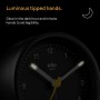 Braun Reloj Despertador analógico clásico función repetición e iluminación, Movimiento de Cuarzo silencioso, Alarma por pitido