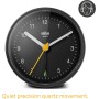 Braun Reloj Despertador analógico clásico función repetición e iluminación, Movimiento de Cuarzo silencioso, Alarma por pitido