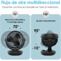 Dreamhigh® Ventilador Para Escritorio Muy Silencioso – 28 dB, Circulador De Aire 3 Velocidades, Oscilación 70°, Inclinación