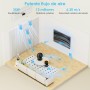Dreamhigh® Ventilador Para Escritorio Muy Silencioso – 28 dB, Circulador De Aire 3 Velocidades, Oscilación 70°, Inclinación