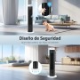 Aigostar Ben - Ventilador de Torre, 3 Velocidades, Oscilación de 85º, Silencioso, Temporizador 120 min, Diseño Compacto, Fácil