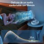Primevolve Ventilador de Pie Portátil Auto-rotación con Remoto, 8'' Plegable Suelo/Mesa Ajustable, 7200mAh USB C Ventilador para