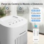 Aigostar Ventilador de Torre con Mando a Distancia, Silencioso, 3 Velocidades y 3 Modos, Oscilación 70°, Ventilador Portátil con