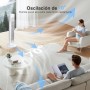 Aigostar Ventilador de Torre con Mando a Distancia, Silencioso, 3 Velocidades y 3 Modos, Oscilación 70°, Ventilador Portátil con