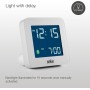 Braun Reloj Despertador Digital función repetición, Pantalla LCD Negativa, configuración rápida, Alarma por pitido en Crescendo