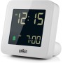Braun Reloj Despertador Digital función repetición, Pantalla LCD Negativa, configuración rápida, Alarma por pitido en Crescendo