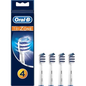 Oral-B TriZone Cabezales de Recambio, Azul / Blanco, Pack de 4 Unidades