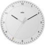 Braun Reloj de Pared analógico Grande clásico Movimiento de Agujas silencioso, de fácil Lectura, diámetro del 30 cm en Blanco,