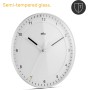 Braun Reloj de Pared analógico Grande clásico Movimiento de Agujas silencioso, de fácil Lectura, diámetro del 30 cm en Blanco,