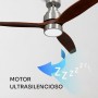 Mellerware - Ventilador de Techo con Mando a Distancia Brizy Bright | 30 W | 6 Velocidades | Ultra silencioso | 3 Aspas 132 de