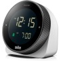 Braun Reloj Despertador Digital función de repetición, Pantalla LCD Negativa, Bisel Giratorio para Ajuste rápido de la Hora,