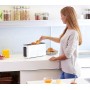 Braun HT 3110 WH - Tostadora (ranura larga, cámara extraancha, bandeja recogemigas extraíble, función de calentamiento y
