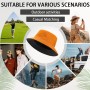 LUKIUP Sombrero Unisexo, Senderismo Hombre, Dos Estilos en un Solo Sombrero, 100% Algodón Pescador Sombrero para Verano Playa de