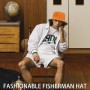 LUKIUP Sombrero Unisexo, Senderismo Hombre, Dos Estilos en un Solo Sombrero, 100% Algodón Pescador Sombrero para Verano Playa de