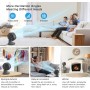 MYCARBON Turbo Ventilador de Mesa Silencioso 20dB Motor DC Ventilador Potente 30°-60°-90° Oscilación 11 Velocidades Temporizador