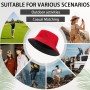 LUKIUP Sombrero Unisexo, Senderismo Hombre, Dos Estilos en un Solo Sombrero, 100% Algodón Pescador Sombrero para Verano Playa de