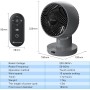 MYCARBON Turbo Ventilador de Mesa Silencioso 20dB Motor DC Ventilador Potente 30°-60°-90° Oscilación 11 Velocidades Temporizador