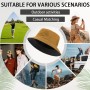 LUKIUP Sombrero Unisexo, Senderismo Hombre, Dos Estilos en un Solo Sombrero, 100% Algodón Pescador Sombrero para Verano Playa de