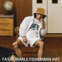 LUKIUP Sombrero Unisexo, Senderismo Hombre, Dos Estilos en un Solo Sombrero, 100% Algodón Pescador Sombrero para Verano Playa de
