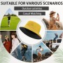 LUKIUP Sombrero Unisexo, Senderismo Hombre, Dos Estilos en un Solo Sombrero, 100% Algodón Pescador Sombrero para Verano Playa de