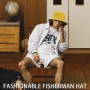 LUKIUP Sombrero Unisexo, Senderismo Hombre, Dos Estilos en un Solo Sombrero, 100% Algodón Pescador Sombrero para Verano Playa de