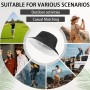 LUKIUP Sombrero Unisexo, Senderismo Hombre, Dos Estilos en un Solo Sombrero, 100% Algodón Pescador Sombrero para Verano Playa de