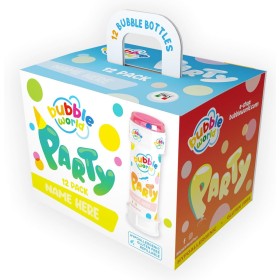 Dulcop- Party Pack, 12 tubos de 60 ml de burbujas de jabón 414.0720000, a partir de 3 años.