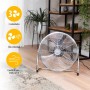 Tristar VE-5933 Ventilador de suelo metálico, 30 centímetros de diámetro, 3 ajustes de velocidad, motor de cobre, ángulo