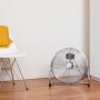 Tristar VE-5933 Ventilador de suelo metálico, 30 centímetros de diámetro, 3 ajustes de velocidad, motor de cobre, ángulo