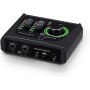 BOMGE Mini interfaz de audio USB de 2 canales para grabación, transmisión y podcasting, con alimentación fantasma XLR/48V, audio