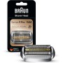 Braun Cabezal de afeitadora eléctrica 94M plateado, compatible con maquinillas de afeitar eléctricas Series 9 Pro y Series 9