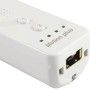 2 en 1 Motion Plus Mando y Nunchunk para Nintendo Wii/Wii u + Funda de Silicona - Blanco