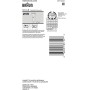 Braun Pieza de repuesto para afeitadora 21B, color negro, compatible con modelos 300s y 310s