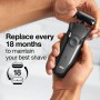 Braun Pieza de repuesto para afeitadora 21B, color negro, compatible con modelos 300s y 310s