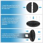 PALINTH Ventilador Silencioso de Torre, Ventiladores Silencioso de Pie Para con Mando a Distancia 100CM, Ventilador sin Aspas