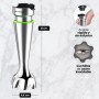 Anakel Home Recambio Brazo de Batidora 7322115504 Compatible con Braun 4200 Multiquick 9 | Recambio original | Cuchillas de