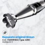 Anakel Home Recambio Brazo de Batidora 7322115504 Compatible con Braun 4200 Multiquick 9 | Recambio original | Cuchillas de