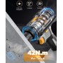 Bamse Taladro Atornillador Bateria con 2 Baterías 2.0Ah, Atornillador Electrico 21V, 42N.m Torque, Taladro 18+1, Ajuste de Par,